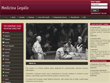 Tablet Screenshot of medicinalegalis.eu